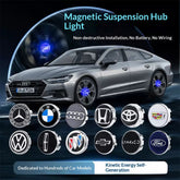 4PCS Self-powered Car Wheel Hub Floating Center Caps