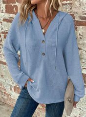 V-neck Long Sleeve Pullover Leisure Sports Sweater