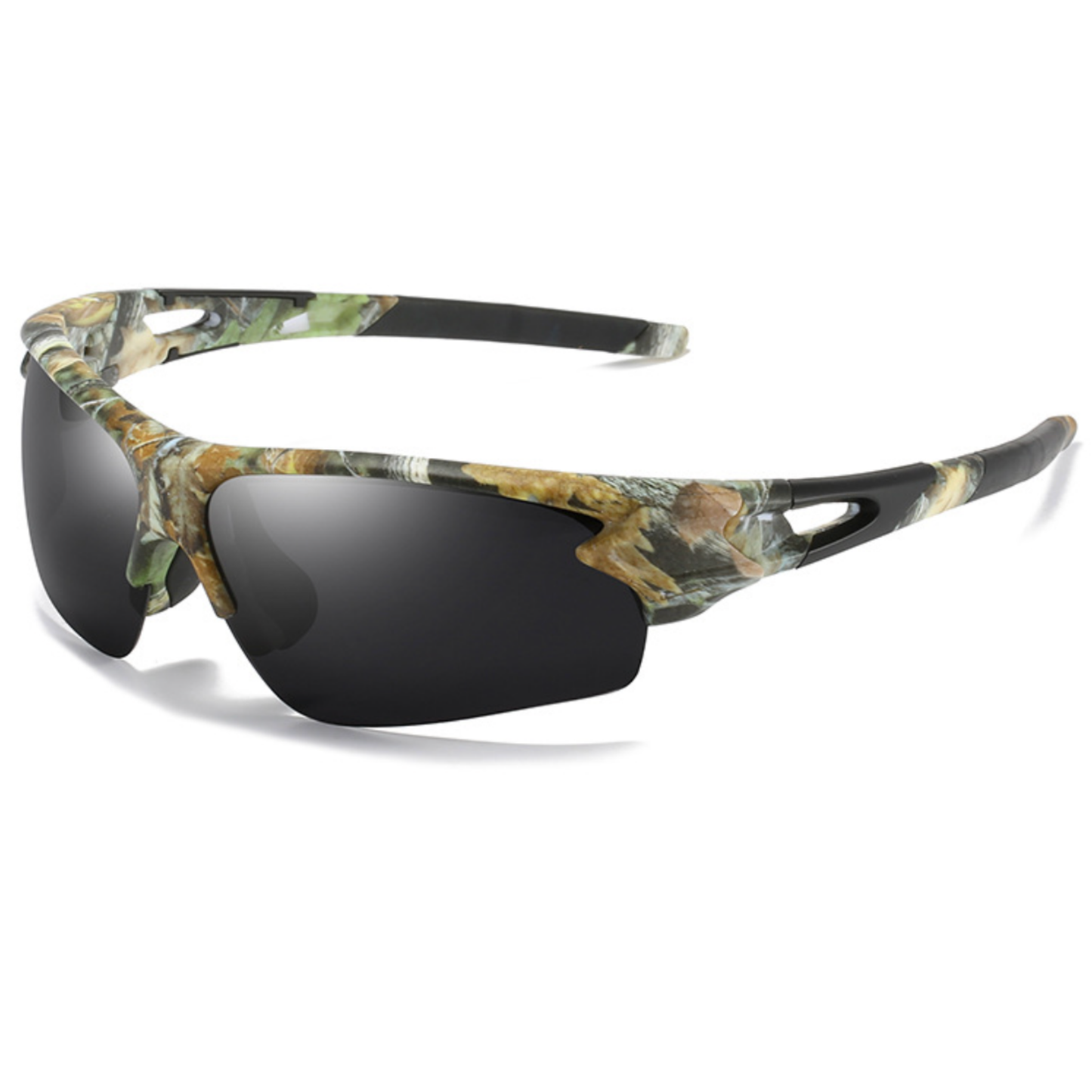 Polarisierte Wrap-Around Sport-Sonnenbrille mit UV400-Schutz