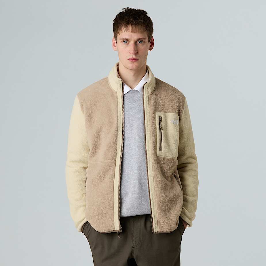 Herren-Yumiori-Fleecejacke mit durchgehendem Reißverschluss