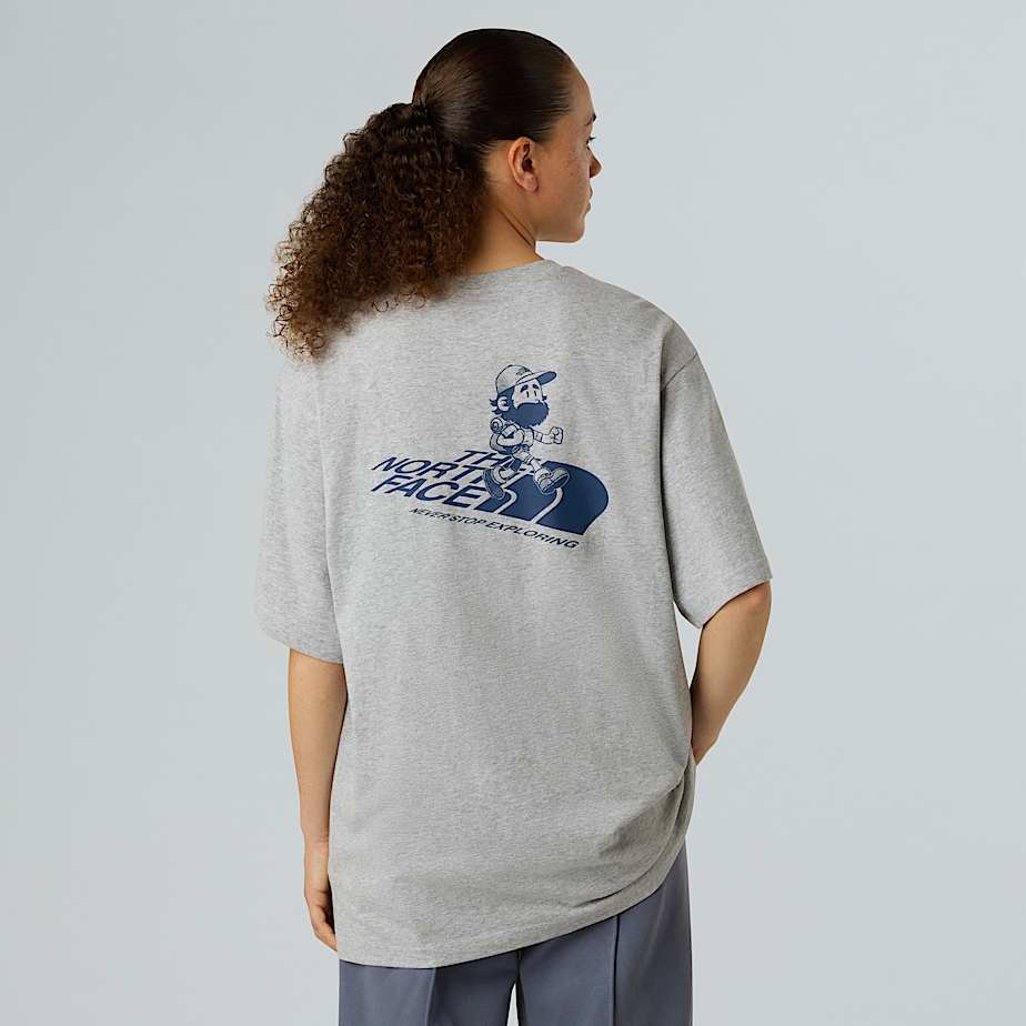 Unisex Grafik Relaxed Laufshirt