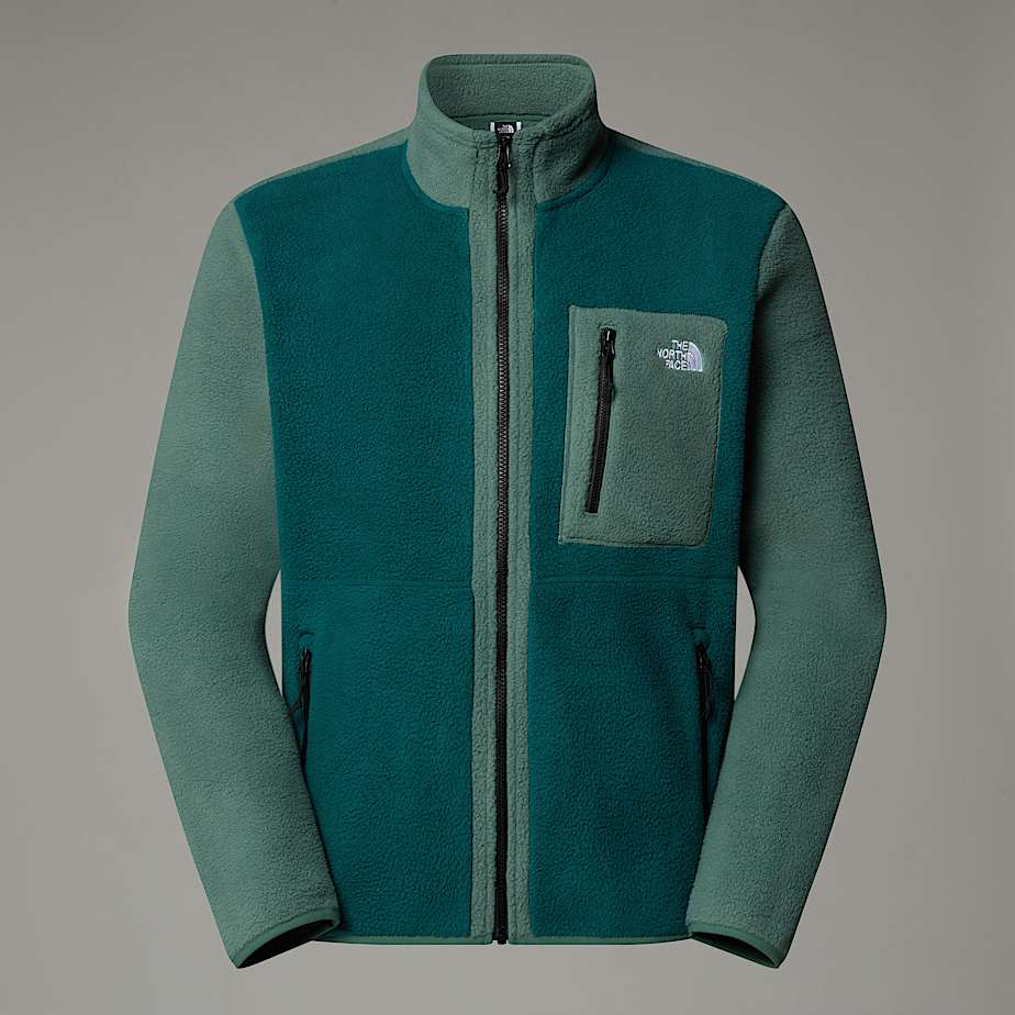 Herren-Yumiori-Fleecejacke mit durchgehendem Reißverschluss