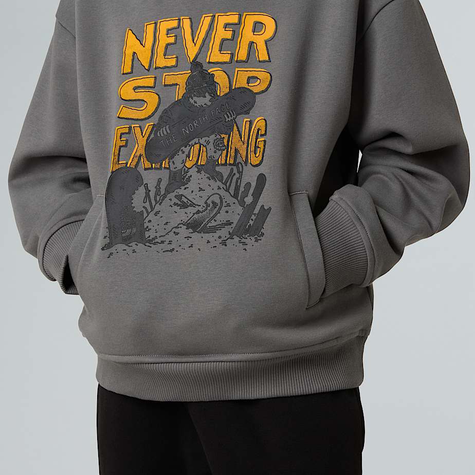 Oversized Hoodie mit Grafik für Jungen