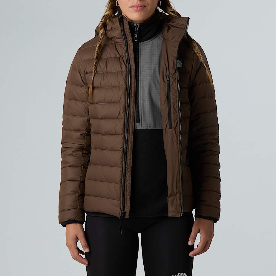 Damen Klassische Daunenkapuzenjacke