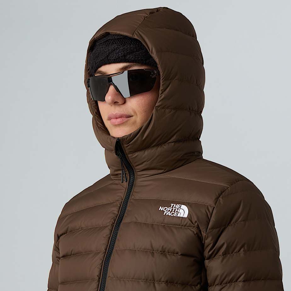 Damen Klassische Daunenkapuzenjacke