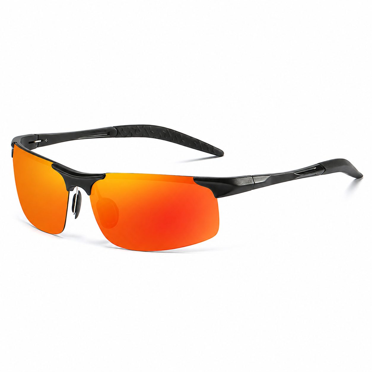 Men’s Polarized Sport Sunglasses – Lightweight Metal Frame For Driving Fishing Golf Running