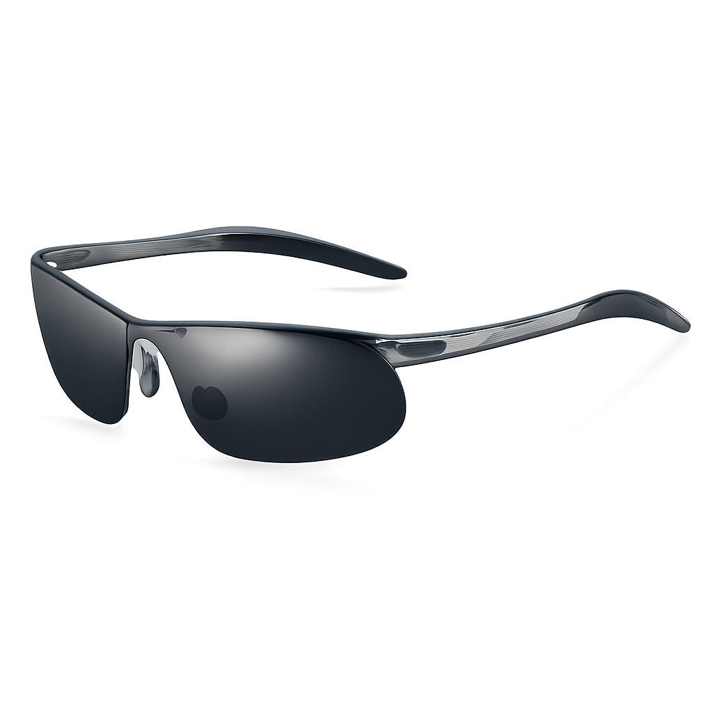 Men’s Polarized Sport Sunglasses – Lightweight Metal Frame For Driving Fishing Golf Running