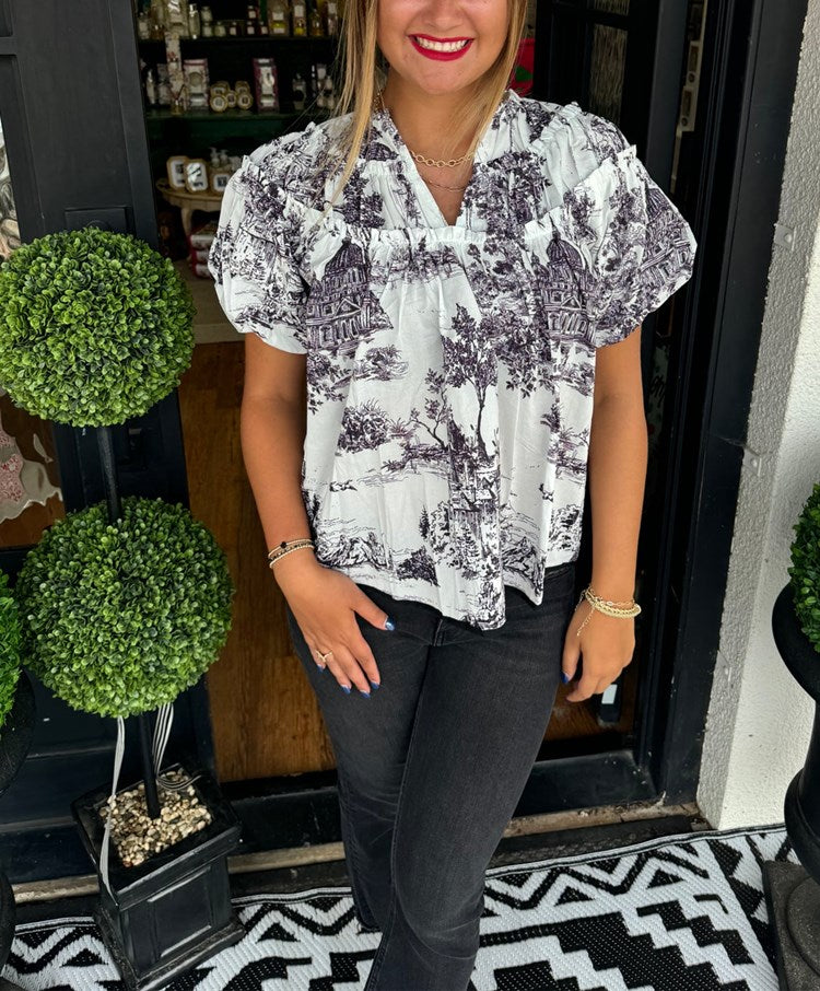 Women's Classic Charm Toile Tops (Buy 2 Free Shipping)