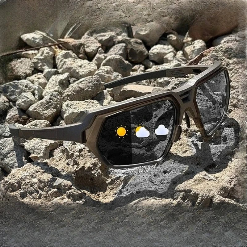 Wrap-Around Polarized Sport Sunglasses for Cycling & Running