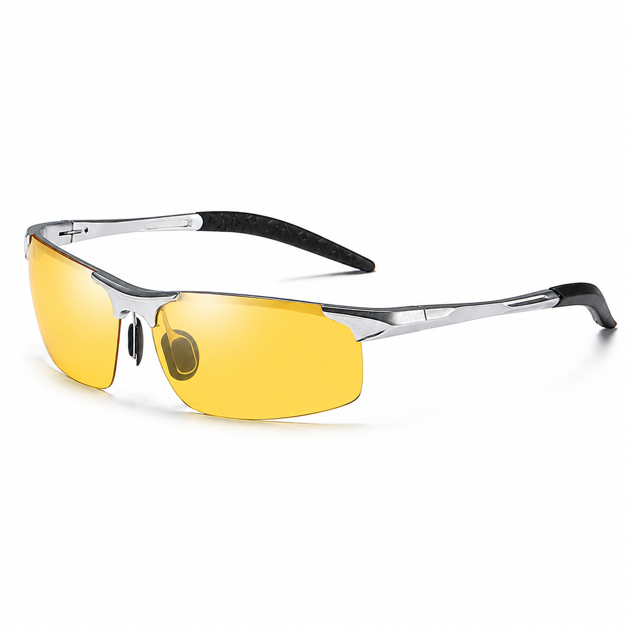 Men’s Polarized Sport Sunglasses – Lightweight Metal Frame For Driving Fishing Golf Running