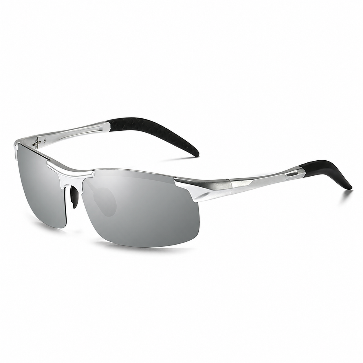 Men’s Polarized Sport Sunglasses – Lightweight Metal Frame For Driving Fishing Golf Running