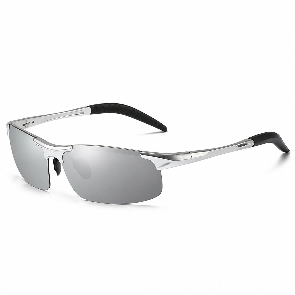 Men’s Polarized Sport Sunglasses – Lightweight Metal Frame For Driving Fishing Golf Running