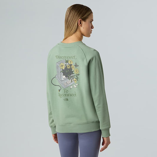 Damen-Sweatshirt mit Grafik, entspannte Passform