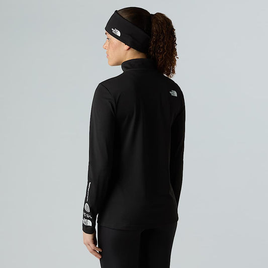 Damen Flex Langarmshirt mit 1/4-Reißverschluss