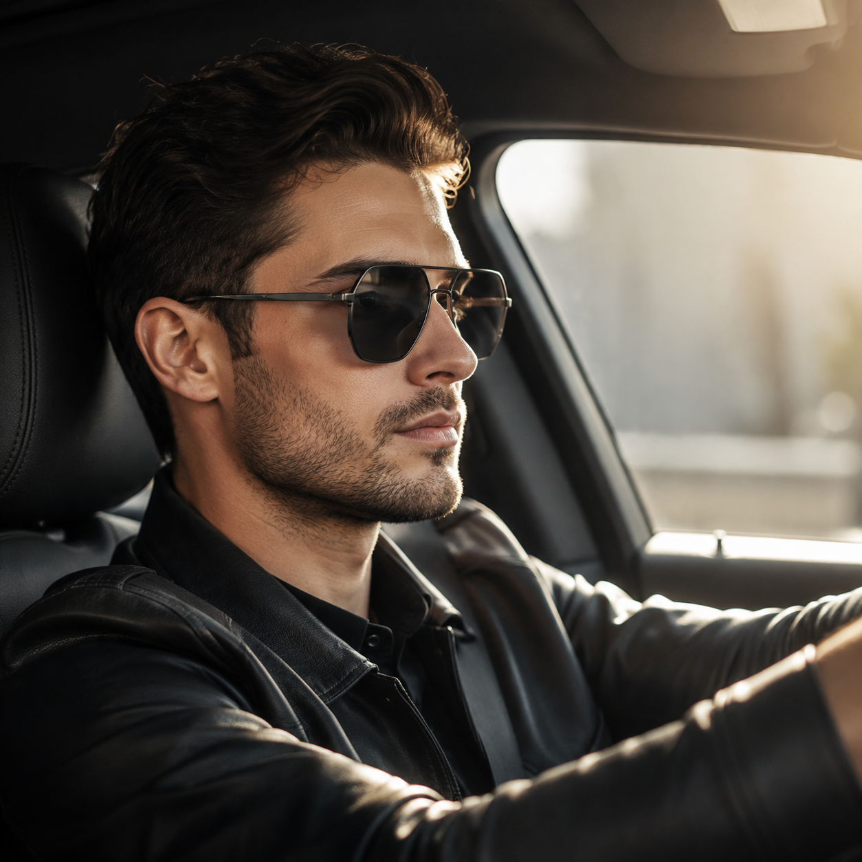 Luxury Metal Photochromic Sunglasses Polarized Stylish Chameleon Anti-glare Driving Shades UV400
