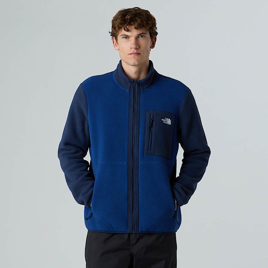 Herren-Yumiori-Fleecejacke mit durchgehendem Reißverschluss