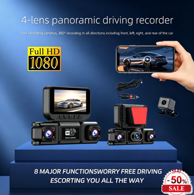 2026 New Arrivals - 52% Off4-Channel Dash Cam & Night Vision