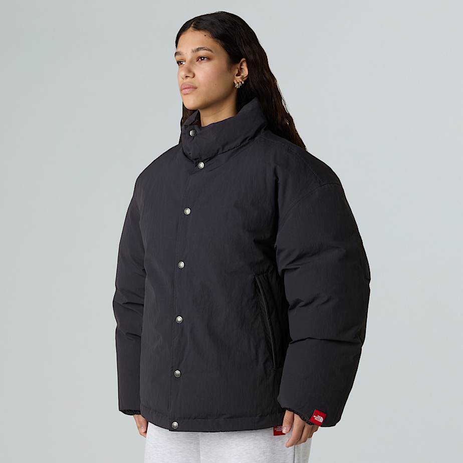 Rote Daunenjacke für Herren