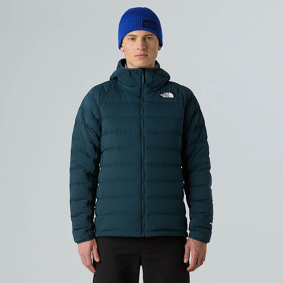 Herren Abseil Stretch Daunenkapuzenjacke