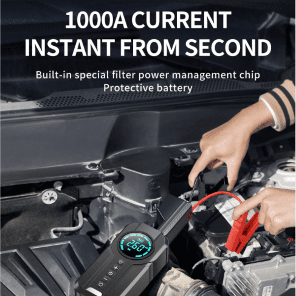 Jump Starter with Air Compressor