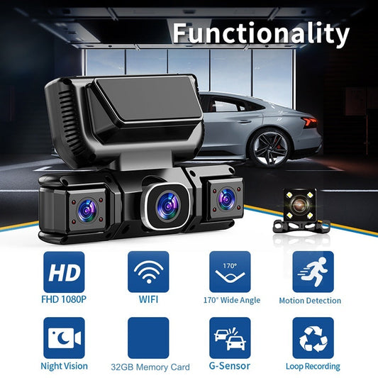 2026 New Arrivals - 52% Off4-Channel Dash Cam & Night Vision